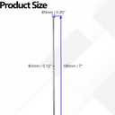 40Pcs Manganese Steel Descaling Needles, 7.09" Inch Chisel Tip, Replacement Needle Set for Needle Scaler