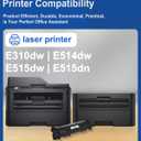 E310 CVXGF Toner Cartridge Compatible Replacement for Dell E310dw E514dw E515dw E515dn Printer (1 Black)