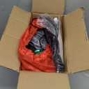 Fraser Hill Farm 7-Ft. Wide Santa on Motorcycle Blow Up Inflatable with Lights, Outdoor Christmas Inflatable Decoration for Lawn and Yard, Giant Festive Holiday Decor