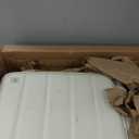 20 IN Carry On Luggage 22x14x9 Airline Approved - Front Pocket Hardside Travel Suitcase Unbreakable -with Cup Holder,Charging Port,Side Pothook, 360Spinner Wheels, TSA Lock-White