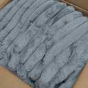 Hobestluk 3ft Bean Bag Chairs for Adults Large Beanbag Chair with Stripe Plush Cover Big Bean Bag Chair for Living Room Bedroom Dorm Office - Grey (36 x 36 x 22)