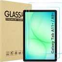 ProCase 2 Pack Screen Protector for Galaxy Tab A11 Plus 2025 / Tab A9 Plus 11 Inch 2023, HD Tempered Glass 9H Film Guard for Tab A11+ / A9+ 5G 11"