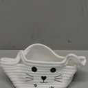 Zopeal Cat Basket Storage Woven Organizer with Ears Easter Decorative Gift Pet Toy Cute Cotton Rope Basket for Gift Cat Dog Toy Bin Nursery Room(8.3 x 4.7 Inch,White)