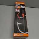 Electric Fuel Transfer Pump Siphon Pump for Gas, Fuel, Diesel, Water Transfer 2.4 GPM Flow Oil Extractor -Easy to Use Hand Fuel Pump, Multi-Use Siphon Fuel Transfer PumpDeep Orange