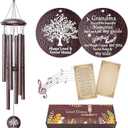 Memorial Gifts for Loss of Grandmother, 25''Memorial Wind Chimes for Loss of Grandma,Sympathy Gifts for Loss of Grandmother, Bereavement, Condolence, Remembrance Gifts,Windchimes in Memory of Grandma