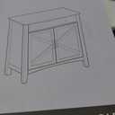 VASAGLE Buffet Cabinet, Coffee Bar with a Drawer, Adjustable Shelf, 31.5"W