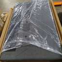 Zinus Judy Upholstered Platform Bed Frame, Mattress Foundation, Wood Slat Support, No Box Spring Needed, Easy Assembly, Queen (Grey)