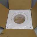 Dryer Vent Connector Kit, Dryer Vent Wall Plate with Quick Connect & Disconnect, Twist Lock Dryer Duct Connector Kit Fits 4 Inch Tubes, Covers Area 7 Inch x 7 Inch, for Dryer Washer Bathroom (No hoses)