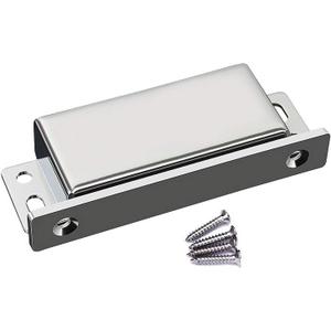 WOOCH Door Magnetic Catch - 160lb High Magnetic Stainless Steel Heavy Duty Catch for Kitchen Bathroom Cupboard Wardrobe Closet Closures Cabinet Door Drawer Latch (Silver, 1-Pack)
