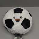 Cute Soccer Ball Plush Toy Pillow, Soft Stuffed Animal Sports Decor Gift for Boys Kids Room, Adorable Soccer Throw Pillow for Birthday (11 Inch)