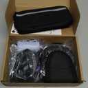 BJDQHKJ Hands-Free Dog Leash for Dogs up to 130 lbs  Heavy-Duty, Shock-Absorbing Bungee Leash with Zipper Pouch, Dual Padded Handles & Adjustable Waist Belt for Running & Walking  Bright Purple