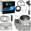 Tupo TRX500S-92 Cylinder Kit Liquid-Cooled Compatible with Honda TRX500 Rubicon 500 2015-2019 / TRX 500 Foreman 500 2012-2019 / SXS 500 M2 Pioneer 500 2015-2021, Top End Rebuild Kit