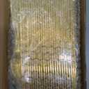 FOCUSLINE 75 Pack Gold Plastic Silverware Disposable Cutlery Set - 25 Forks Knives Spoons - Disposable Flatware Heavy Duty Plastic Utensils Set for Catering, Parties, Dinners, Weddings