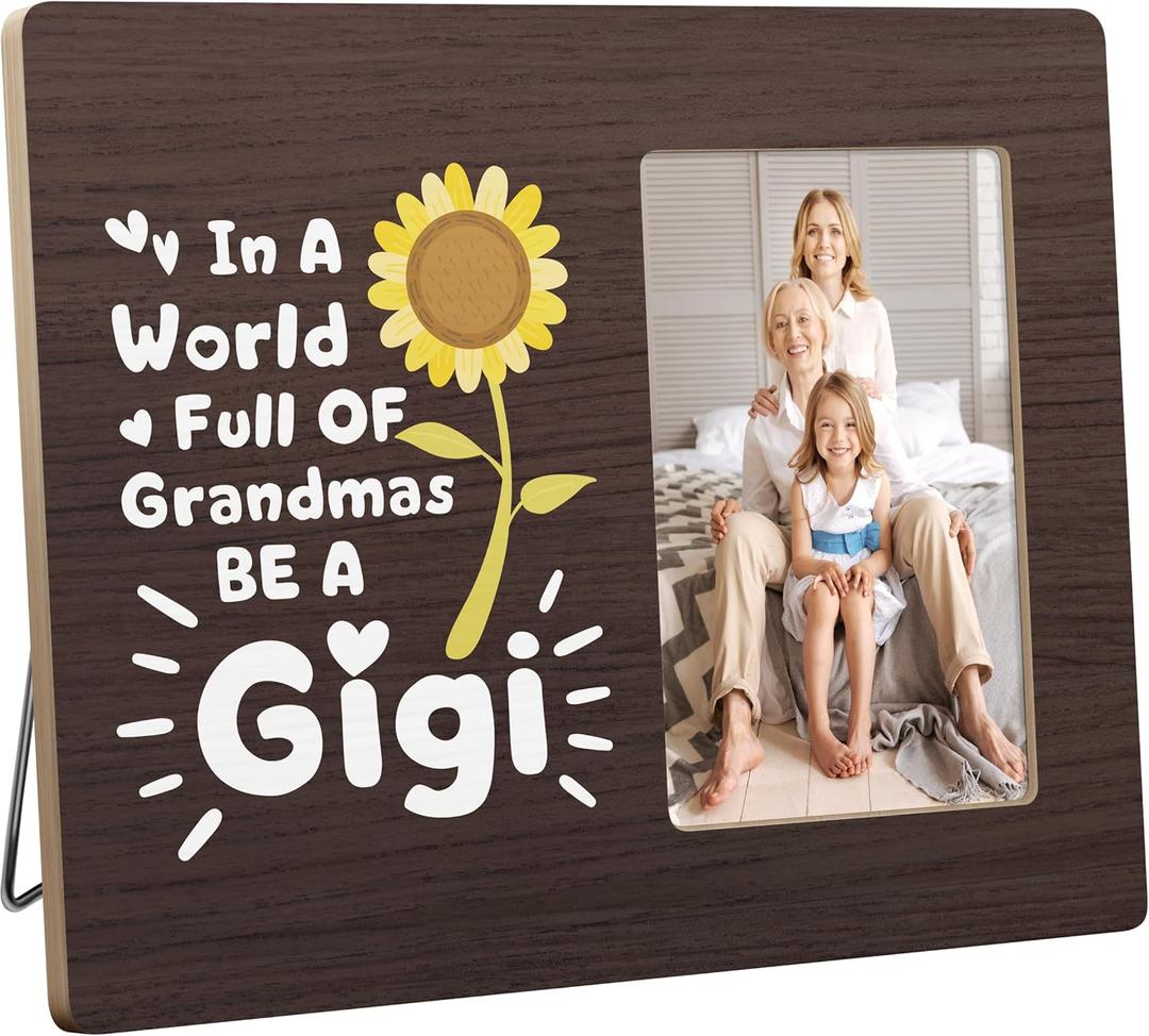 Gigi Gifts for Grandmas Picture Frame from Gandkids, 4x6 Inch Photo