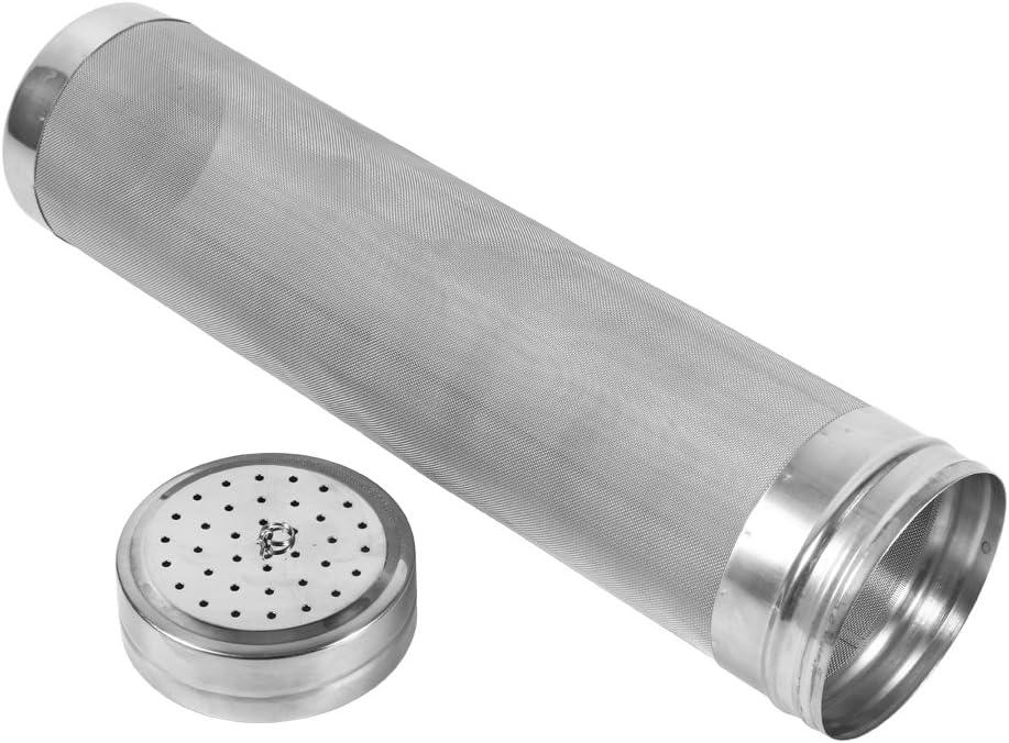 Hop Filter, Stainless Steel Hop Spider 300 Micron Mesh 2.7in Homebrew Beer Brewing Strainer for Home Brew Hops Tea Kettle