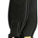 Purse Strap Adjustable Bag Strap for Purses Gold Clasps Bag Straps Replacement Purse Straps for Handbags Black Litchi