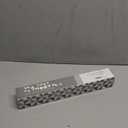 MontVoo -Bath Mat-Rubber Backing Non SlipThin Bathroom Rugs Fit Under Door- Quick Dry Absorbent Faux Suede Surface Grey Bathroom Floor Mats-Shower Rug for in Front of Bathtub Shower Gray 16x24