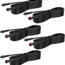 2Pin Extension Cable 9.8FT, Extension Cord for RGBW Color LED Deck Light Strip with Male and Female Connectors - 5Pack
