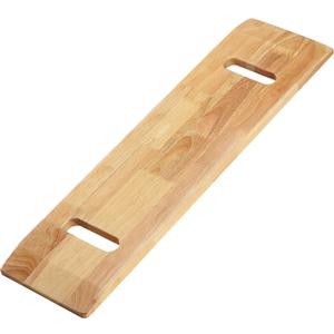Wooden Transfer Board,Made of Heavy-Duty Hardwood for Transferring Disabled Patient,Elderly,Seniors Between Wheelchair,Bed,Commode,or Chair,30" with Two Hand Cutouts