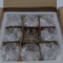 SOUJOY 18 Pack Tealight Candle Holder, Glass Crown Candle Holder, Crystal Votive Candle Stand for Dining Table Centerpiece Home Decor Wedding Part