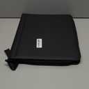 GEAoffice 9 Pockets Top Loader Binder for 324 Cards, Premium PU Leather Side Loading Trading Card Binder for Toploader, Ringless Card Collection Album Holder for 3"4" Rigid, Black