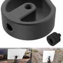 Starlink Mini Tripod Adapter - Aluminum Alloy Tripod Mount Adapter for Starlink Mini - 1/4"~20 and 3/8"~16 Threaded - Enables Tripod, Fixing Clamp or Other Bracket Fixing - Use with Pipe Adapter