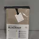 Faux Linen Total Blackout Curtains for Bedroom 84 Inches Long, Plaza Taupe