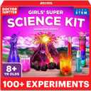 Doctor Jupiter Girls' Super Science Kit for Ages 8-12 Ideas for Girls 8,9,10+ Years Old | Chemistry Set, STEM Toy Kit with 100+ Experiments | Learning & Educational Projects