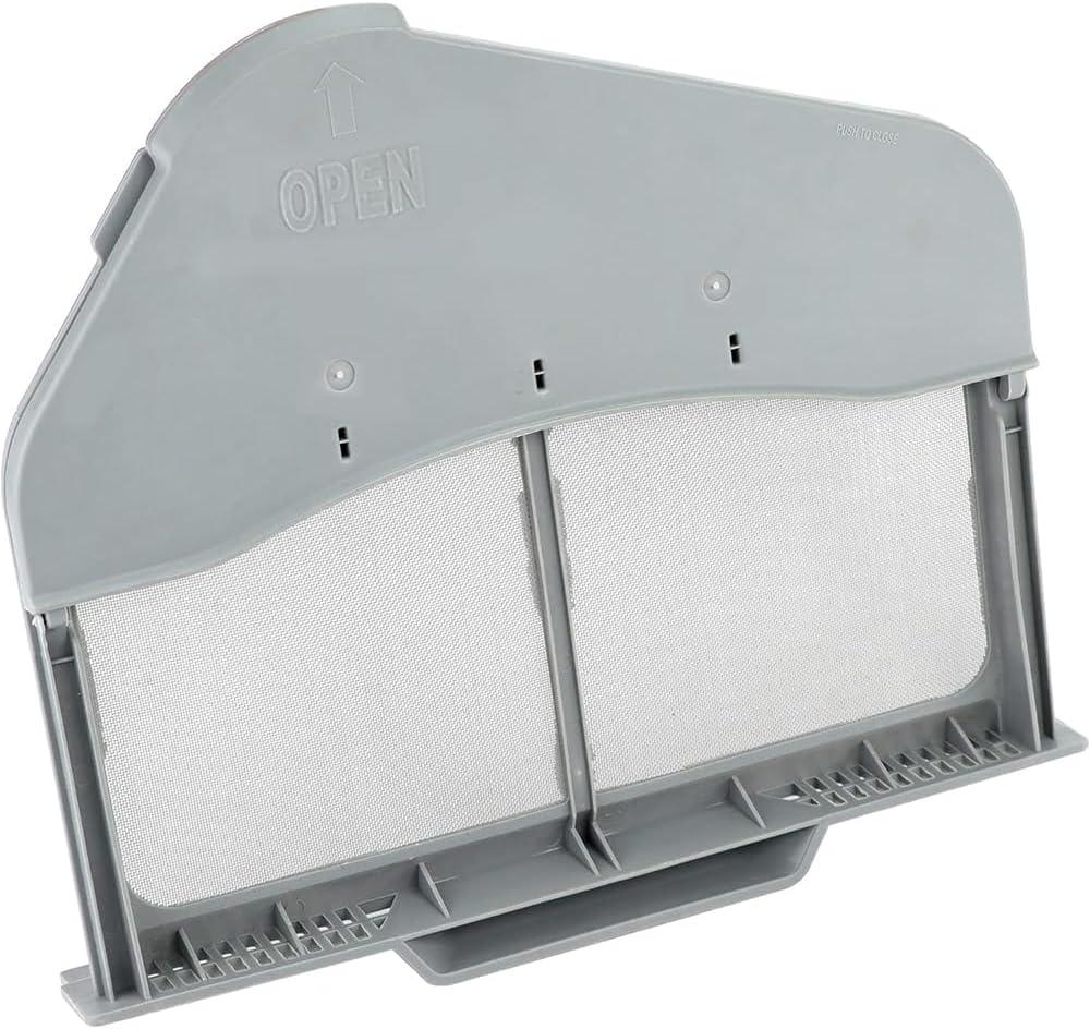 DC97-16742A Dryer Lint Trap Filter Replacement for Samsung Dryer with Flap Upgraded Stainless Steel Screen, Replaces AP5306681 PS4221839 DC61-03048A DV45H7000EW/A2 DV48H7400EW/A2 by APPLIANCEMATES