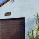 Black House Numbers - 5 Inch Modern Floating Address Numbers For Houses Rust Proof Zinc Alloy Easy To Install High Gloss Black Number 1
