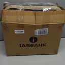 Chair Cushions for Dining Chairs, Dining Chair Cushions, Tufted Indoor Chair Pads with Ties & Non Slip Backing, Seat Cushions for Kitchen Chairs 16.5 x 16.5 x 3.5, Set of 4, Khaki