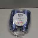 150 Pack Plastic Cups 9 oz Blue Clear Plastic Cups for Cocktail Fancy Disposable Cup for Party Stemless Wine Glasses for Wedding Thanksgiving Christmas Party Graduation