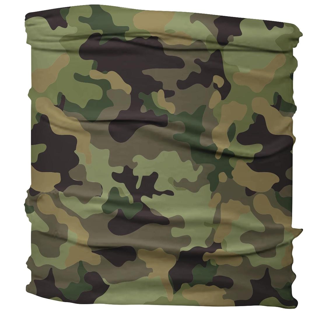 Karma Headband for Women Camo - Medium - Fabric Headband and Stretchy Hair Scarf - Green