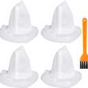4 Pack Filter Replacement for Black and Decker AdvancedClean Cordless Handheld Vacuum VF110 CHV1410L BDH2000L HHVI320JR02, Compact Pet and Car Hand Vac Filters