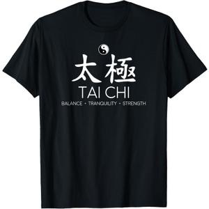 Tai Chi Spiritual Gift T-Shirt, Black, Small 