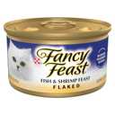 Purina Fancy Feast Wet Cat Food Flaked Fish and Shrimp Feast - (Pack of 24) 3 oz. Cans Exp. Mar 2026