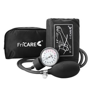 FriCARE Manual Blood Pressure Cuff for Nursing Students, FSA/HSA Eligible, Aneroid Sphygmomanometer for BP Monitoring, Home & Medical School Essentials with Carrying Case, Universal Adult Size, Black