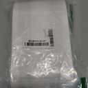Packaged - 5 1/4" x 3 1/4" x 18" Plain White Paper Italian Bread Loaf Bags (50) A1 Bakery Supplies
