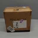 MALACASA Large Serving Bowls - 60 OZ (8") Salad Bowls Set of 2, White Mixing Bowls for Kitchen, Soup, Pasta and Dinner, Large Salad Bowls Set, Dishwasher & Oven Safe, Series REGULAR