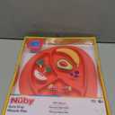 Nuby Silicone Sure Grip Miracle Mat, Fits Most High Chairs, 6 M+, Red (Child size)