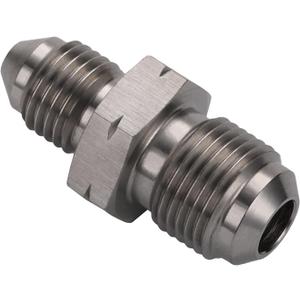 3AN Male to M12x1.0 Male Stainless Steel Brake Clutch Fuel Oil Fitting Adapter Coupler