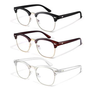 racico Computer Blue Light Blocking Glasses Blue Light Glasses Men Women, Anti Blu-Ray Clear Gaming Glasses Lenses