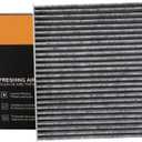6 x Cabin Air Filter CP157(CF12157) Replacement for Toyota/Mazda/Subaru RAV4, Prius, Highlander, Sienna, Lexus RX, NX, ES,Crosstrek, Mazda CX-9 - Fits 2016-2025, Activated Carbon 87139-58010