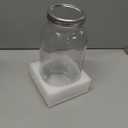 GLING [1 Count 64 oz. Wide-Mouth Glass Mason Jars with Metal Airtight Lids and Bands 2 Quart Large For Preserving, & Meal Prep