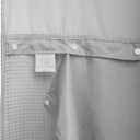 Barossa Design Fabric Snap-in Liner 70" W x 54" H - Hotel Style Removable Replacement Inner Liner, Machine Washable & Water Repellent - Gray, 70x54 (Grey)