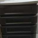 Rubbermaid ActionPacker 8 Gal Lockable Storage Box Pack of 4, Outdoor, Industrial, Rugged, Grey and Black