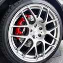 Red Caliper Paint Brake Caliper Touch Up Paint Red Gloss High Temperature Heat Resistant 1.5 oz