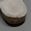 Fuzzy Suede Clogs for Women Fur Lined Leather Mules Soft Non Slip Potato Shoes with Arch Support Coffee 41