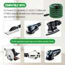 Dust Extractor Hose for Festool Vacuum Hose fits for Festool Hose CT 26/36/48 CT 15/25 CT MINI and CT MIDI Vacumm (D27 hose-3.5m)