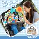 Crib Mobiles Bassinet Stroller Toy for Baby, Car Seat Toys Hanging for Babies, Baby Arch Arm Bar for Infants 0-6 6-12 Months, Nursery Portable Mobile Hanger Pack and Play Boys Girls Clip On